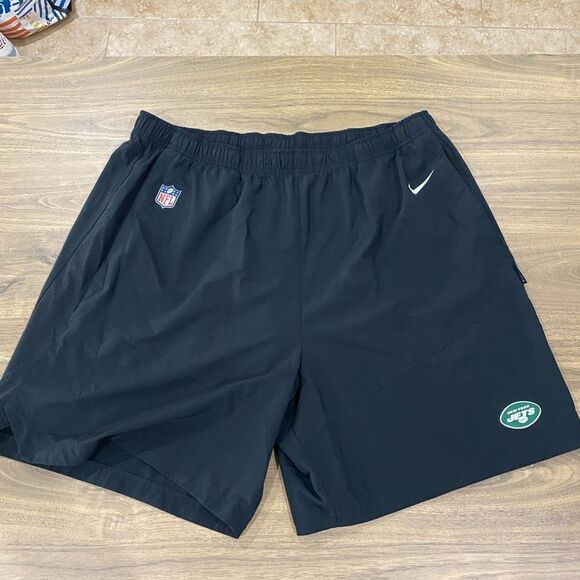 New York Jets Nike NFL On Field Dri-Fit Practice Shorts Men's Black - Picture 1 of 4